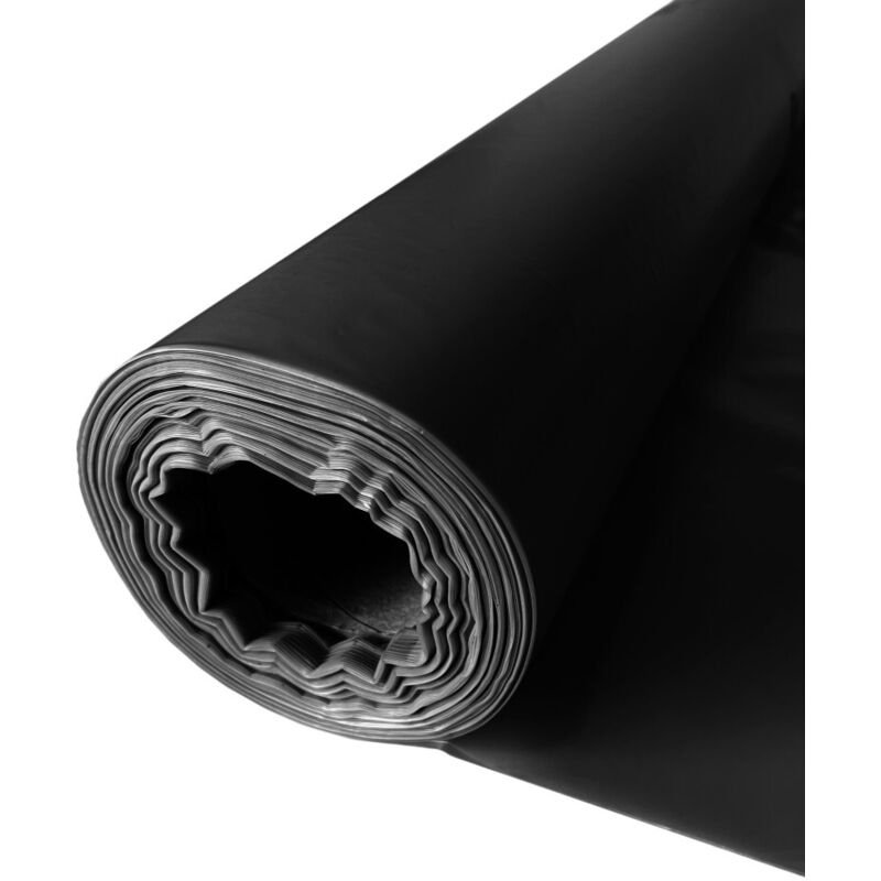 

Plástico para agricultura y obra- NEGRO - 500 Galgas - 12x65 metros