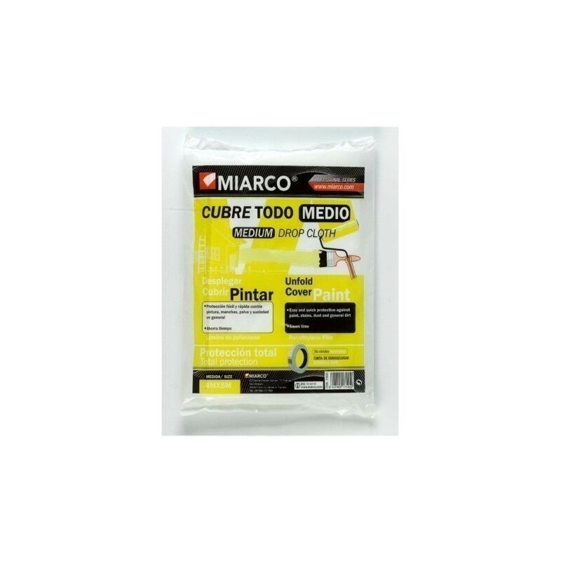 

Plastico Protector 4 Mt X 05 Mt Medio Cubretodo - Miarco