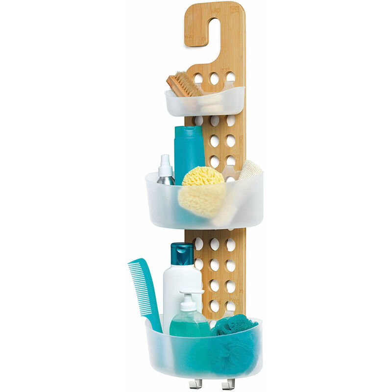 

PLASTICOS JOBGAR Organizador para ducha colgante bambú l 71x25x12cm jobgar