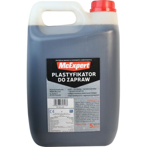 Plastifiant pour mortier 5L – Remplace la chaux – Augmente l'adhérence et la durabilité – Réduit les efflorescences