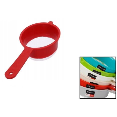 Plastik-Sieb mit Griff 6,8 cm PRACTICO Kunststoff Farbmix