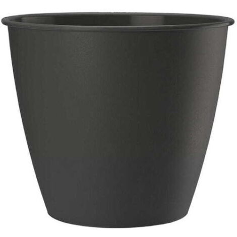 Plastikblumentopf AZALIA 13 cm anthrazit matt