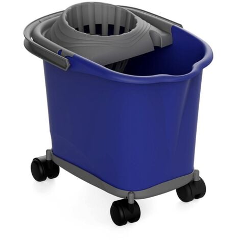 PLASTIKEN cubo escurridor ruedas 16l azul , Cubo escurridor ruedas 16 litros azulFabricado en plástico de alta calidadColores surtidos: se envía según disponiblidadMedi