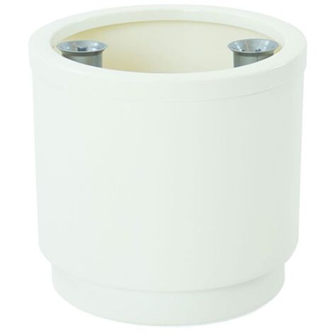 PLASTIKEN Hydropflanzer, weiße Farbe, 26 cm