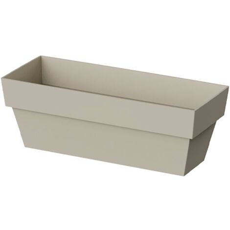 PLASTIKEN Jardinière Limited 10x25cm Écru