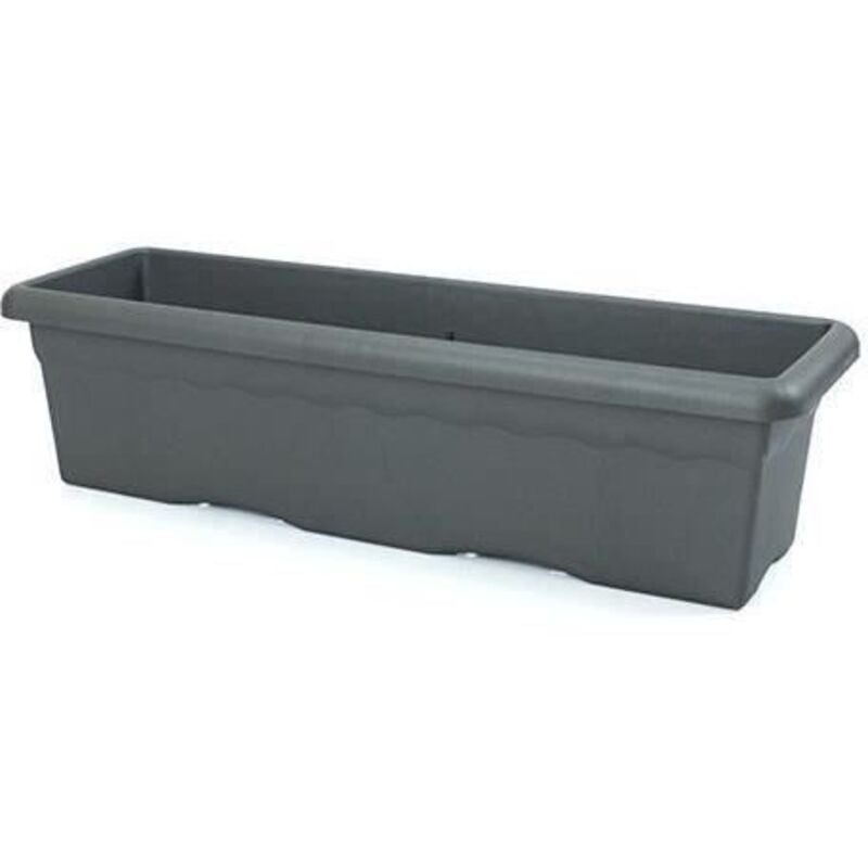 Plastiken - Jardiniere rectangulaire - 60 x 33 cm - Anthracite