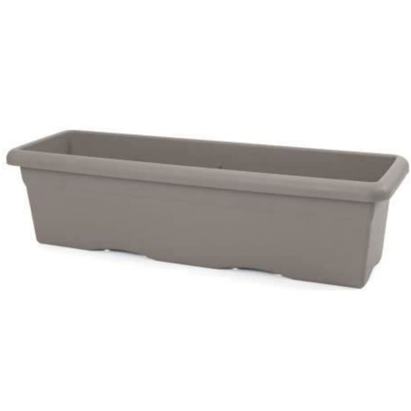 Plastiken - Jardiniere rectangulaire - 80 x 33 cm - Taupe