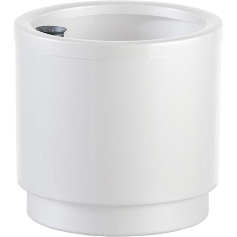 Pot de fleurs a réserve d'eau Hidrojardinera - Ø38 cm - Blanc - Plastiken