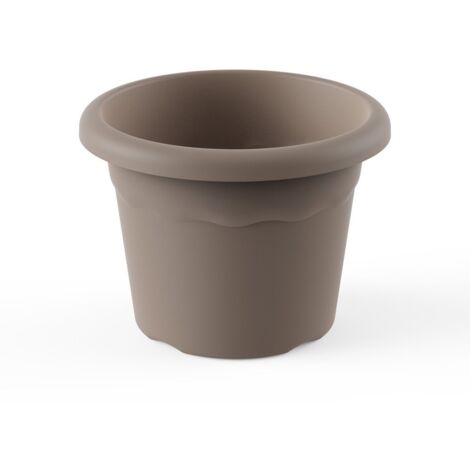 PLASTIKEN Pot Rond Mesure 26cm Couleur Taupe 7326 TAU