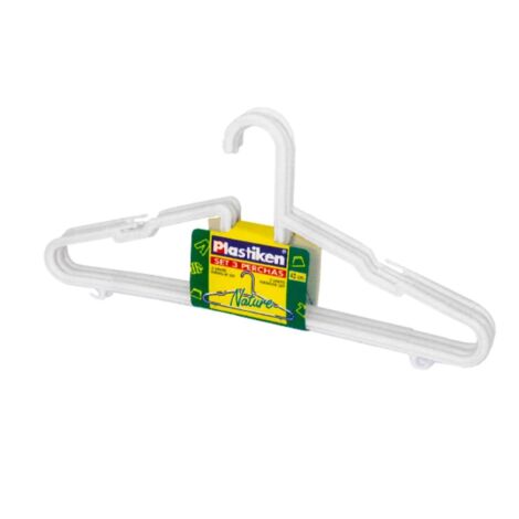 Plastiken Set 3 appendini in plastica 42 cm 0952nu