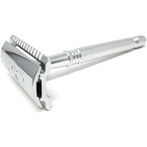 Plastikfreier Sicherheitsrasierer – Metall-Doppelklingenrasierer – Lord Razor