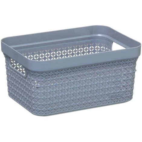 Plastikkorb 17l skandinavisch grau - 5five
