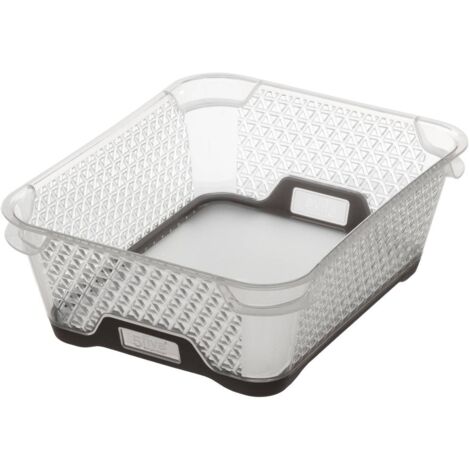 Plastikkorb duo 2,2l taupe - 5five