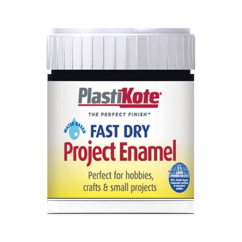 Plastikote - 440.0000001.067 Fast Dry Enamel Paint B1 Bottle Gloss Black 59ml PKTB1W