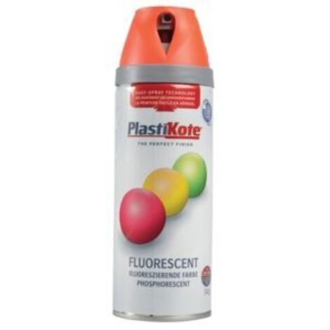 PlastiKote 440.0001902.076 Twist & Spray Fluorescent Orange 400ml PKT1902