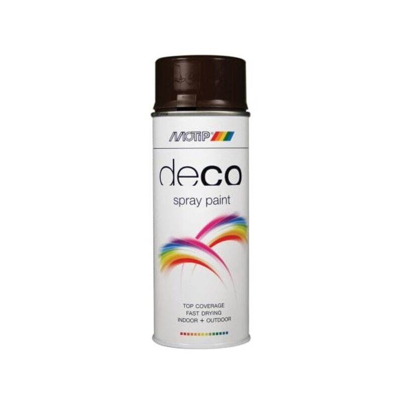 Motip - Deco Spray Paint High Gloss ral 8017 Chocolate Brown 400ml