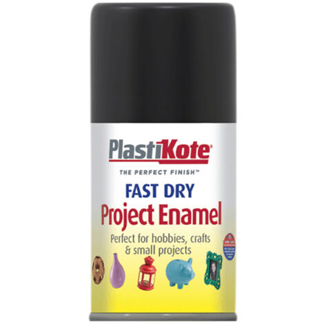 PlastiKote Fast Dry Enamel 100ml Gloss Black