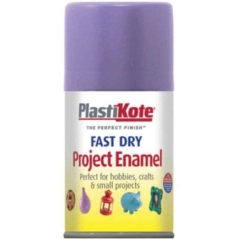 PlastiKote Fast Dry Enamel Aerosol Spray in Lavender – 100ml, Model PKT120S