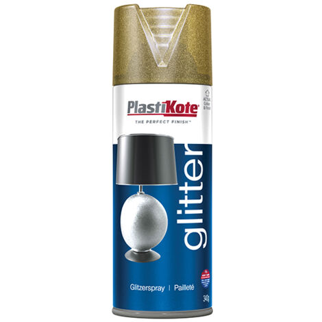 PlastiKote Glitter Effect Spray Gold 400ml PKT172