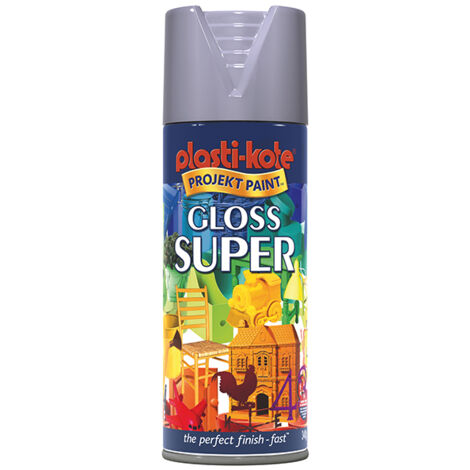 PlastiKote Gloss Super Spray Aluminium 400ml PKT1149