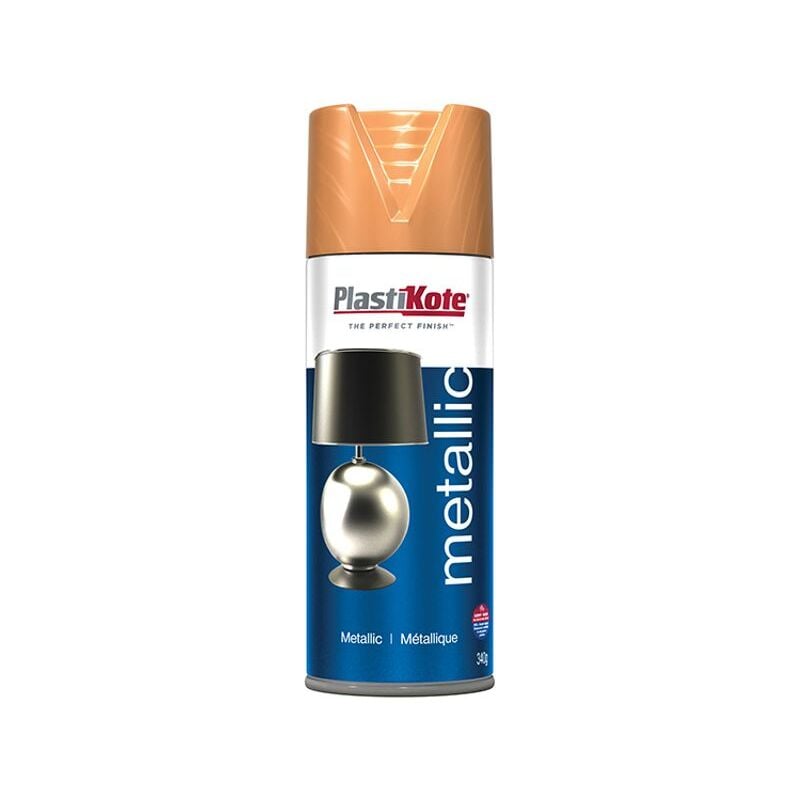 Plastikote - Metallic Spray Flat Copper 400ml