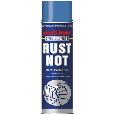 PlastiKote Rust Not Spray Gloss White 500ml PKT781