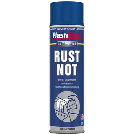 PlastiKote Rust Not Spray Matt Midnight Blue 500ml PKT787