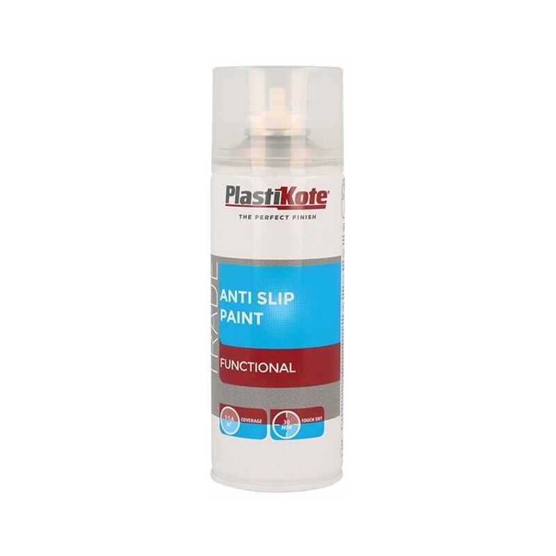 Plastikote - Trade Anti-Slip Spray Paint 400ml PKT71021 - Transparent