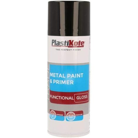 Plastikote Trade Cold Zinc Spray Primer 400ml - Epoxy ester zinc coating for galvanised and untreated steel