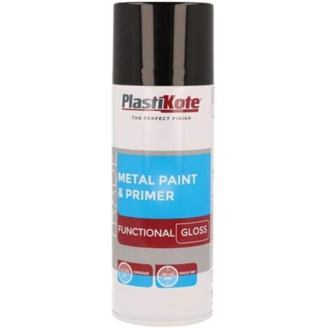 Plastikote Trade Cold Zinc Spray Primer 400ml - Epoxy ester zinc coating for galvanised and untreated steel
