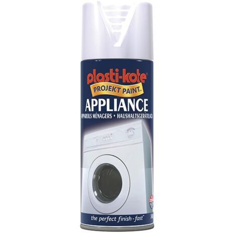 Plastikote Twist & Spray Appliance Enamel Gloss White 400ml