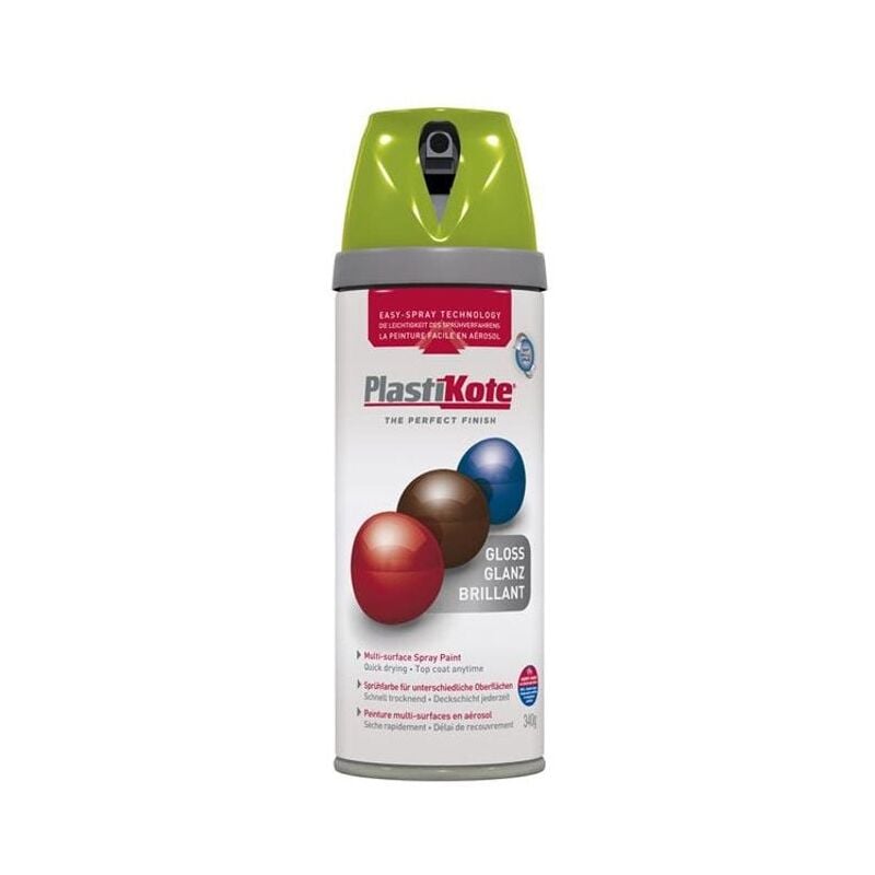 Plastikote - Twist & Spray Gloss April Green 400ml PKT21110