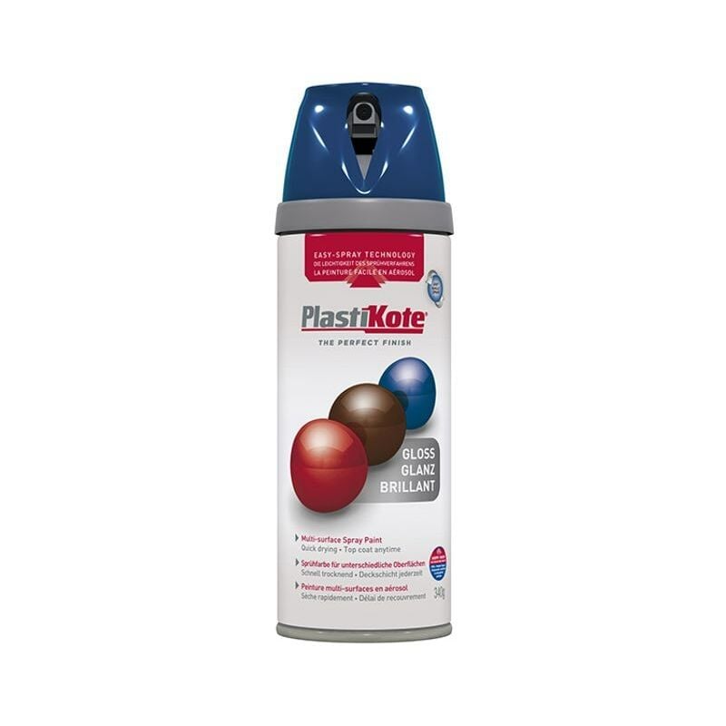 Plastikote - Twist & Spray Gloss Royal Blue 400ml PKT21112