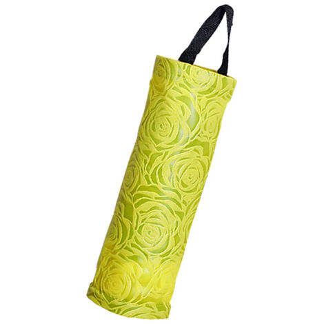 Plastiktütenhalter mit Spender und Wandhalterung  Mehrzweck-Wandorganizer (Nylon-Netzgewebe 11,5 x 37,5 cm, mehrfarbig)