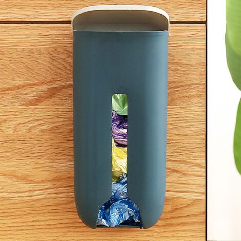 Plastiktütenspender  Einfaches Modell  Großes Fassungsvermögen, einfache Installation, übersichtliches Design, Organizer für Küche oder Schlafzimmer (160 g)