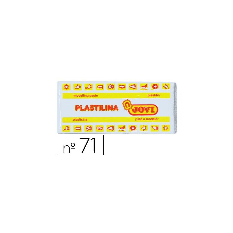 

Plastilina jovi 71 blanco -unidad -tamaño mediano