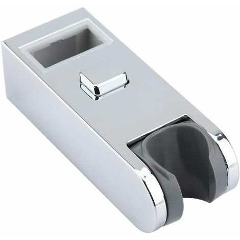 Plastique Chromé Réglable Hauteur Carré Douche Curseur Barre De Remplacement Rail De Support De Tête Stand Accessoire De Salle De Bains