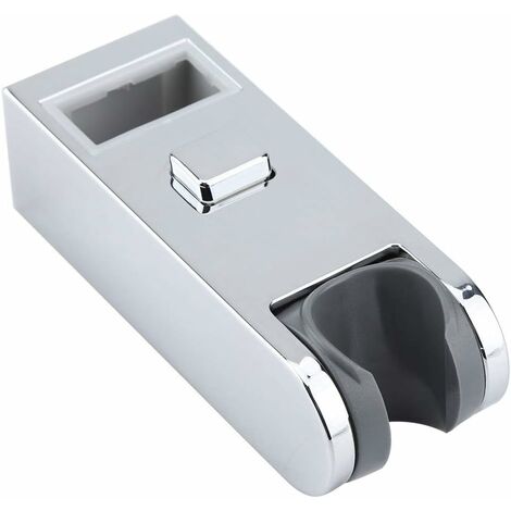 Plastique Chromé Réglable Hauteur Carré Douche Curseur Barre De Remplacement Rail De Support De Tête Stand Accessoire De Salle De Bains