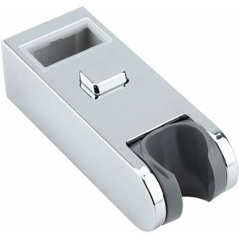 Plastique Chromé Réglable Hauteur Carré Douche Curseur Barre De Remplacement Rail De Support De Tête Stand Accessoire De Salle De Bains