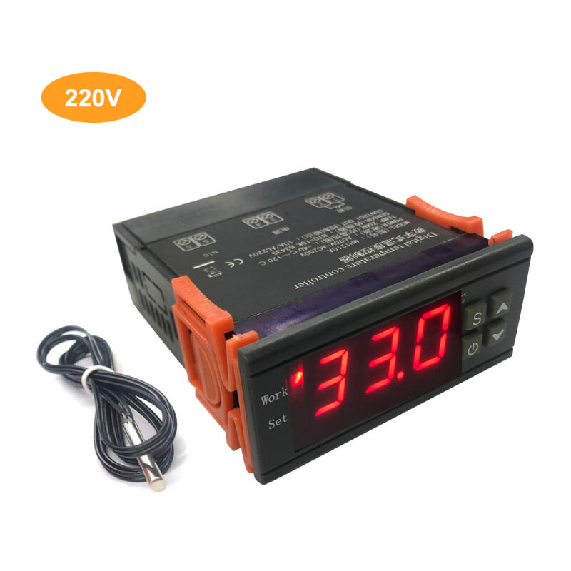 ABC - Contrôleur de température numérique intelligent MH-1210A, capteur ntc de chauffage/refroidissement de haute précision, thermostat de contrôle