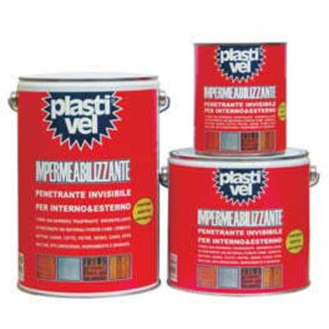 Plastivel 1LT - IMPERMEABILIZZANTE SIGILLATERRAZZI invisibile TERRAZZO BALCONE