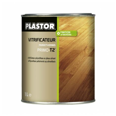 PLASTOR - Plastor Vitrificateur polyuréthane Primo-T2 Satiné - 1L, 5L - Le  vitrificateur Plastor polyuréthane Primo T2 Satiné protège vot -  Livraison gratuite dès 120€