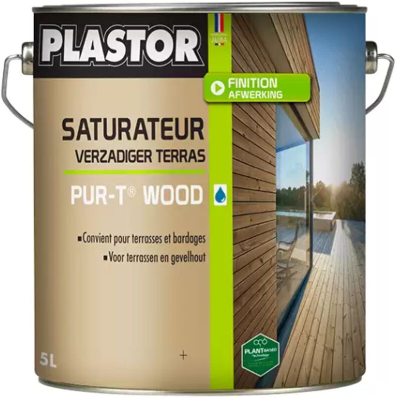 PLASTOR Saturateur Pur-T Wood5lincolore - PLASTOR