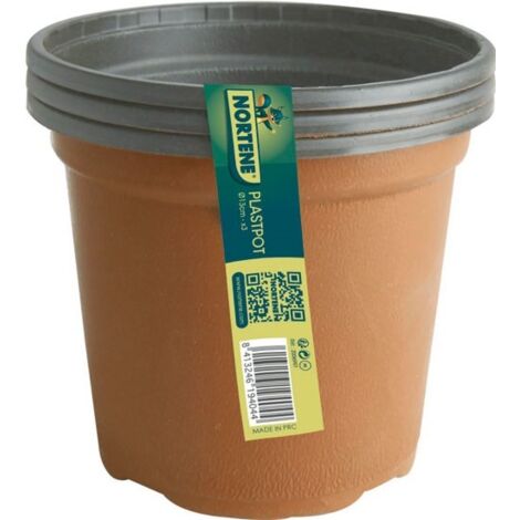 Plastpot 3 Pots Ronds D.13cm - Nortene