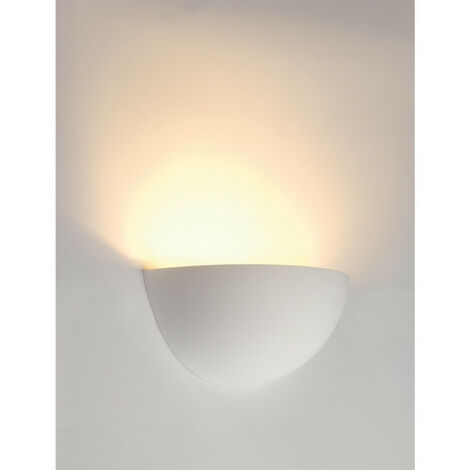 Applique intérieure SLV PLASTRA, cube, blanc, G9/QT14, 42W max, plâtre