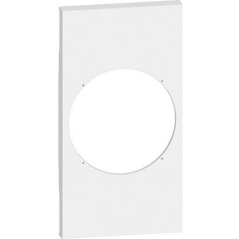 Plastron de finition Living Now with Netatmo pour prise connectée blanc BTICINO BTKW35M2