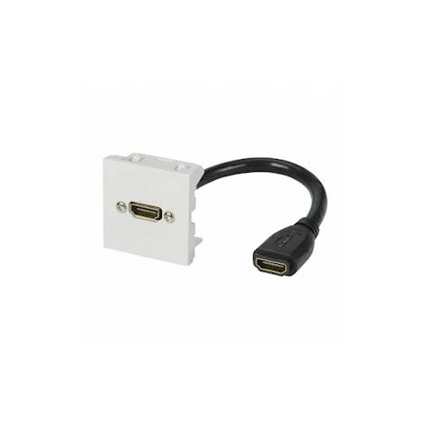 plastron hdmi - raccord femelle - 0.15 mètre - erard 2802