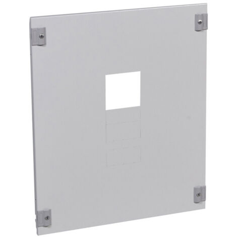 Plastron métal branchement tarif jaune pour DPX250 ou DPX630 horizontal en coffret ou armoire XL3400 hauteur 600mm (020323)