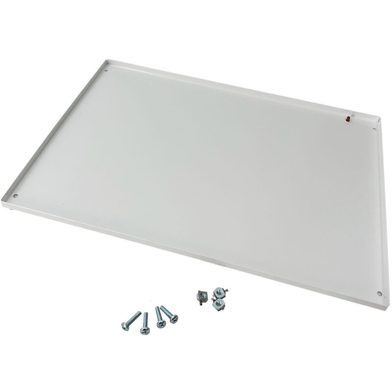 Tcm400f IDE Plastron Plein Fixe Métal 400mm - Compatible Coffret Atlantic IDE Et Atlantic Plus