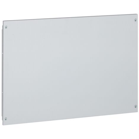plastron plein - a vis - hauteur 100 mm - largeur 600 mm - legrand 020941